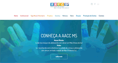 Desktop Screenshot of aacc-ms.org.br